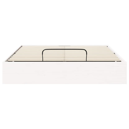Telaio del Letto Ottomano con Ripostiglio Bianco 140 x 200 cm | homemem39