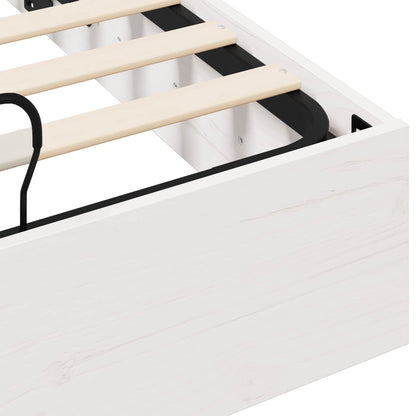 Telaio del Letto Ottomano con Ripostiglio Bianco 160 x 200 cm | homemem39