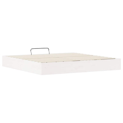 Telaio del Letto Ottomano con Ripostiglio Bianco 180 x 200 cm | homemem39