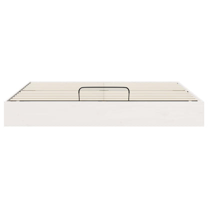 Telaio del Letto Ottomano con Ripostiglio Bianco 180 x 200 cm | homemem39