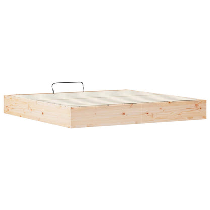 Telaio del Letto Ottomano con Ripostiglio Naturale 200 x 200 cm | homemem39