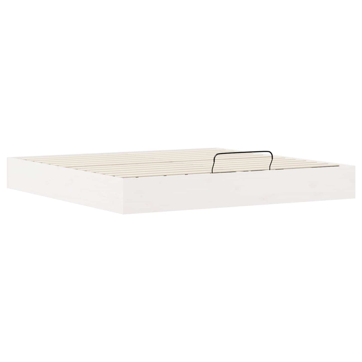 Telaio del Letto Ottomano con Ripostiglio Bianco 200 x 200 cm | homemem39