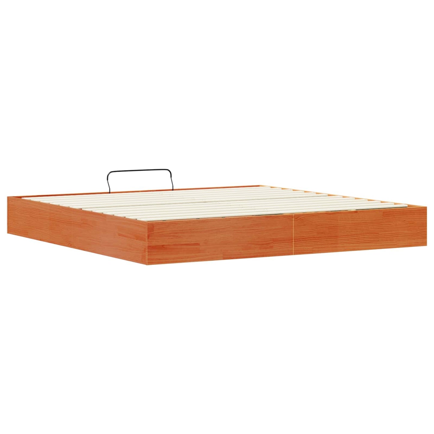 Telaio del Letto Ottomano con Ripostiglio Marrone Cera | homemem39