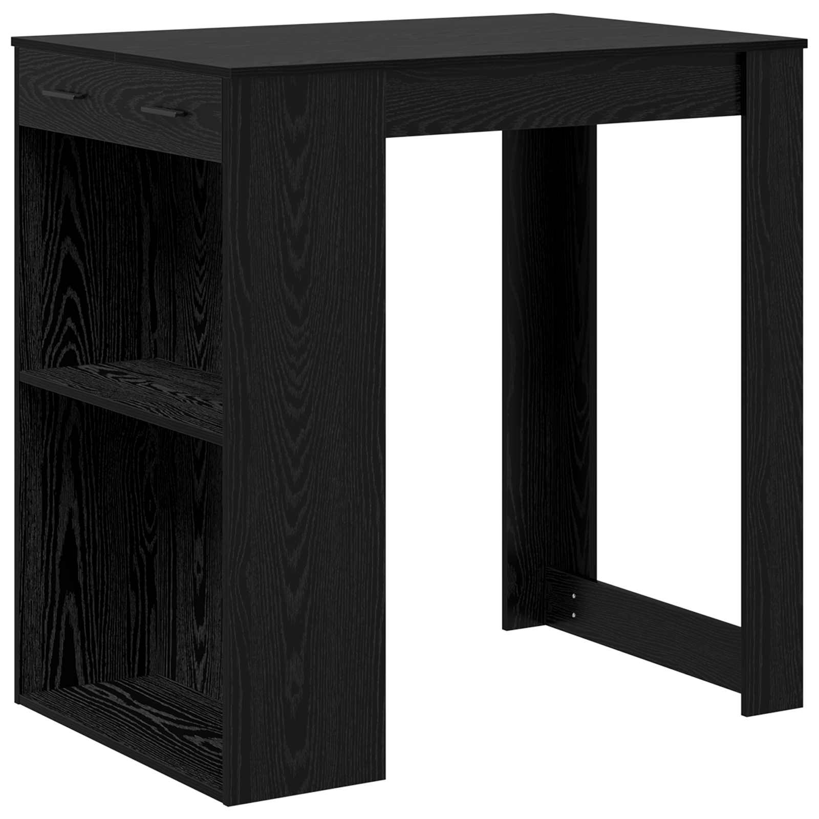 Tavolo da bar Rovere Nero 102 x 70 x 103,5 cm Legno multistrato | homemem39