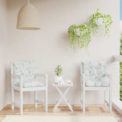 Cuscino da Esterno 2 pcs Motivo a foglie fini 100 x 50 x 7 cm | homemem39