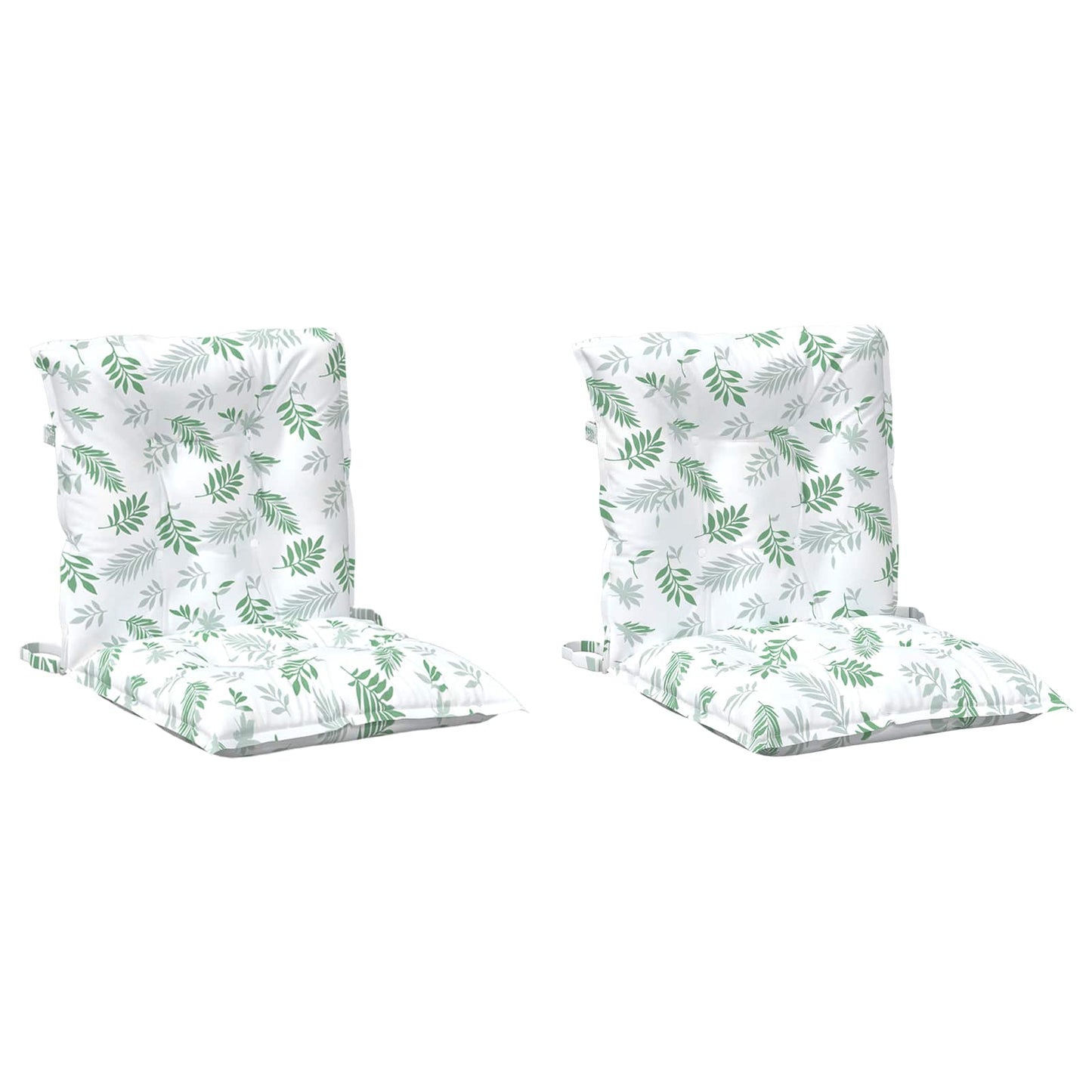 Cuscino da Esterno 2 pcs Motivo a foglie fini 100 x 50 x 7 cm | homemem39
