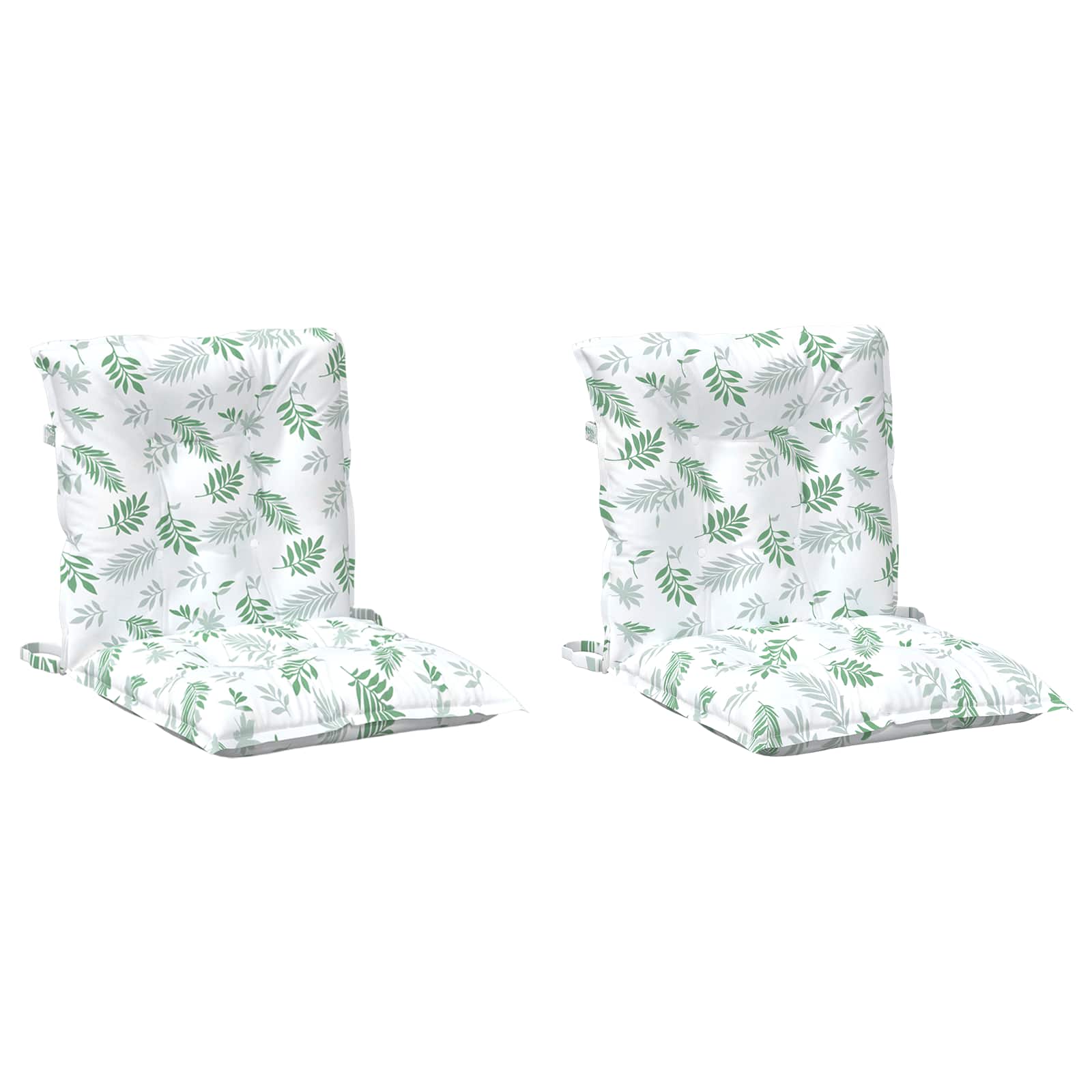 Cuscino da Esterno 2 pcs Motivo a foglie fini 100 x 50 x 7 cm | homemem39