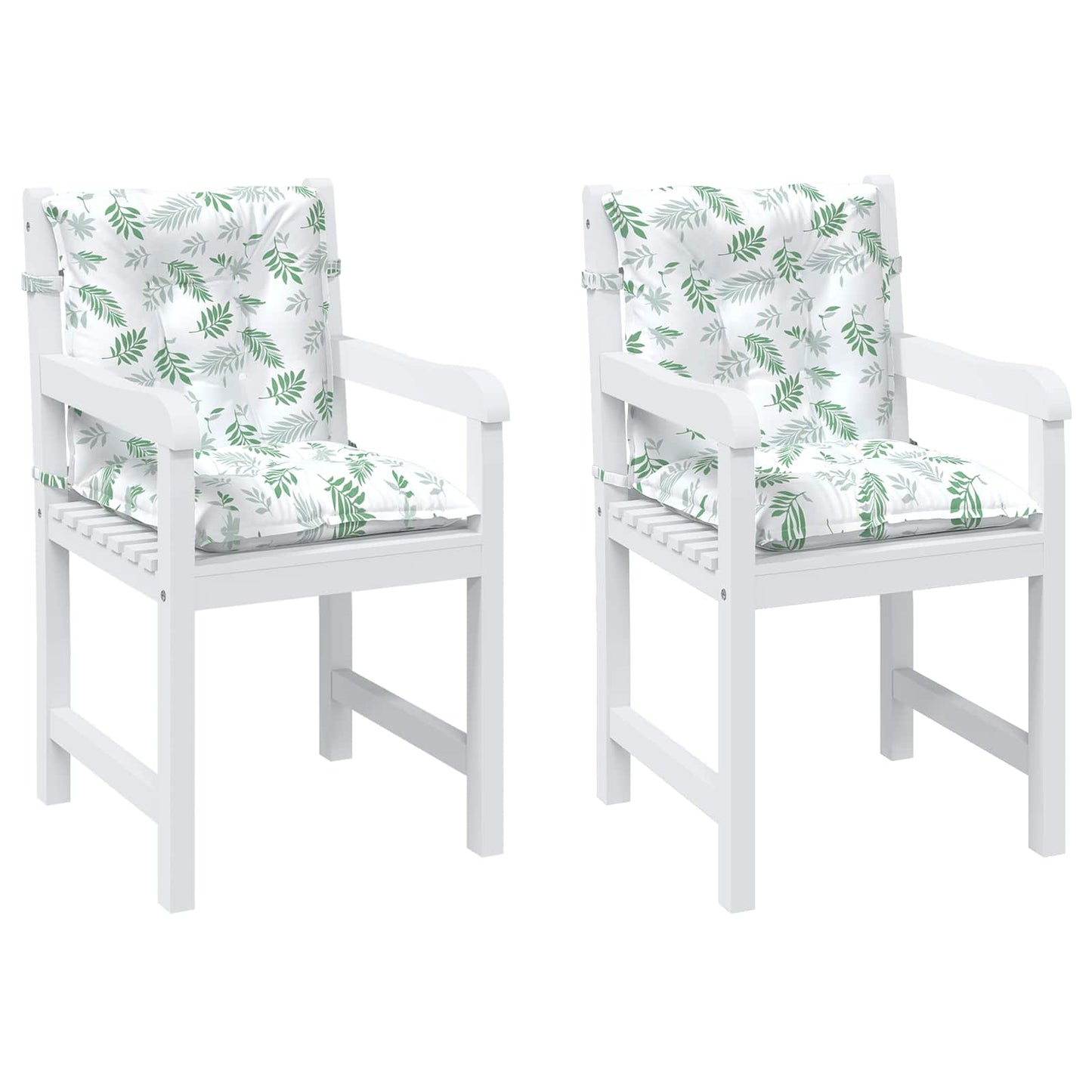 Cuscino da Esterno 2 pcs Motivo a foglie fini 100 x 50 x 7 cm | homemem39