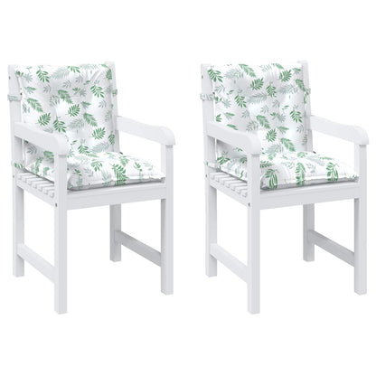 Cuscino da Esterno 2 pcs Motivo a foglie fini 100 x 50 x 7 cm | homemem39