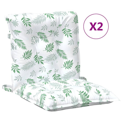 Cuscino da Esterno 2 pcs Motivo a foglie fini 100 x 50 x 7 cm | homemem39