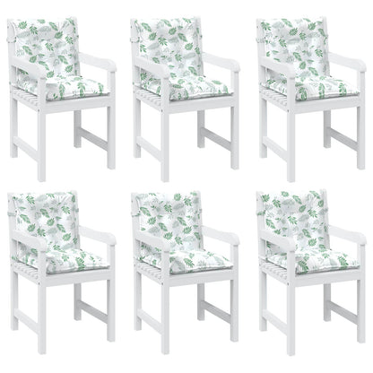 Cuscino da Esterno 6 pcs Bianco 100 x 50 x 7 cm Tessuto | homemem39