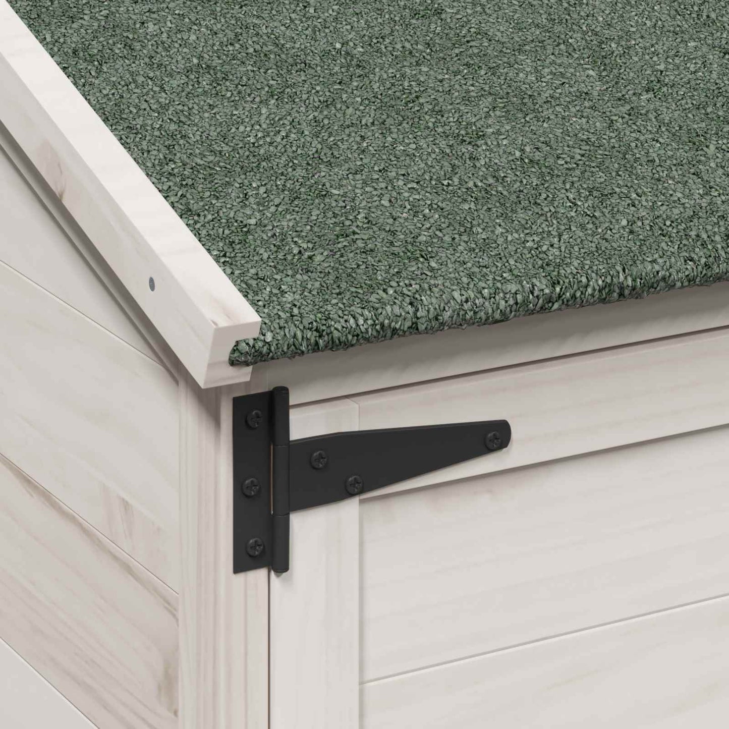 Capanno da Giardino con tetto Bianco 106,5 x 56 x 113,5 cm | homemem39