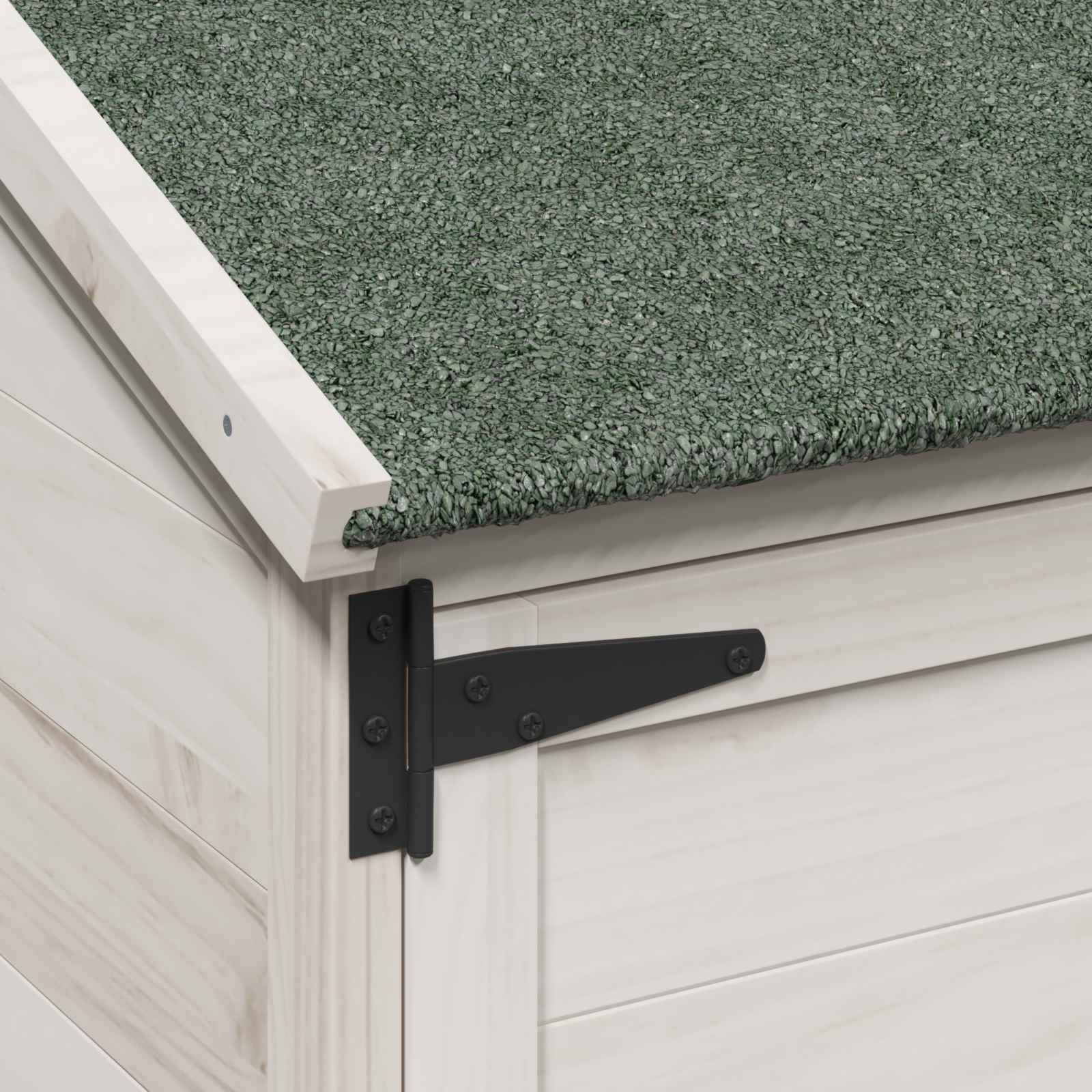 Capanno da Giardino con tetto Bianco 106,5 x 56 x 113,5 cm | homemem39