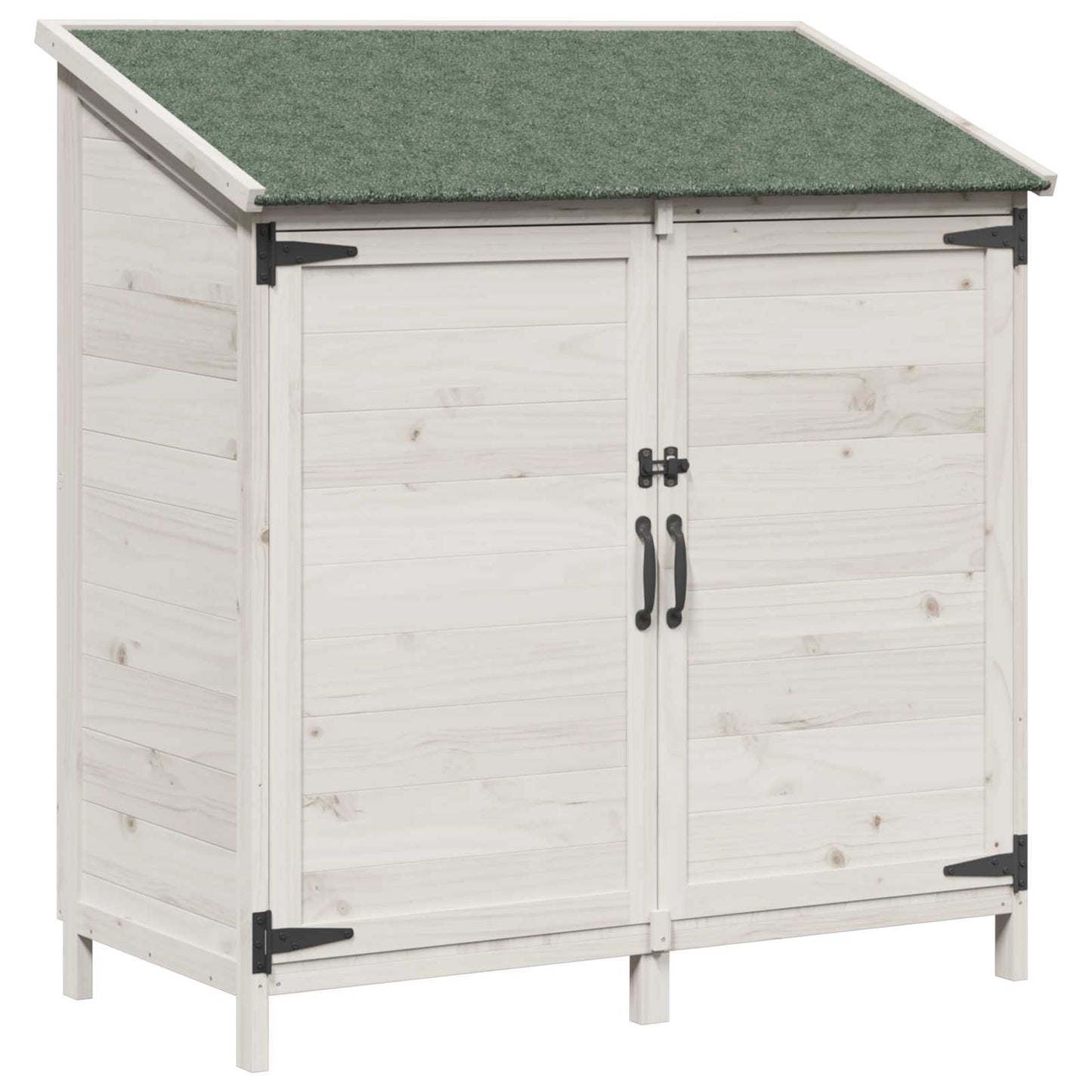 Capanno da Giardino con tetto Bianco 106,5 x 56 x 113,5 cm | homemem39