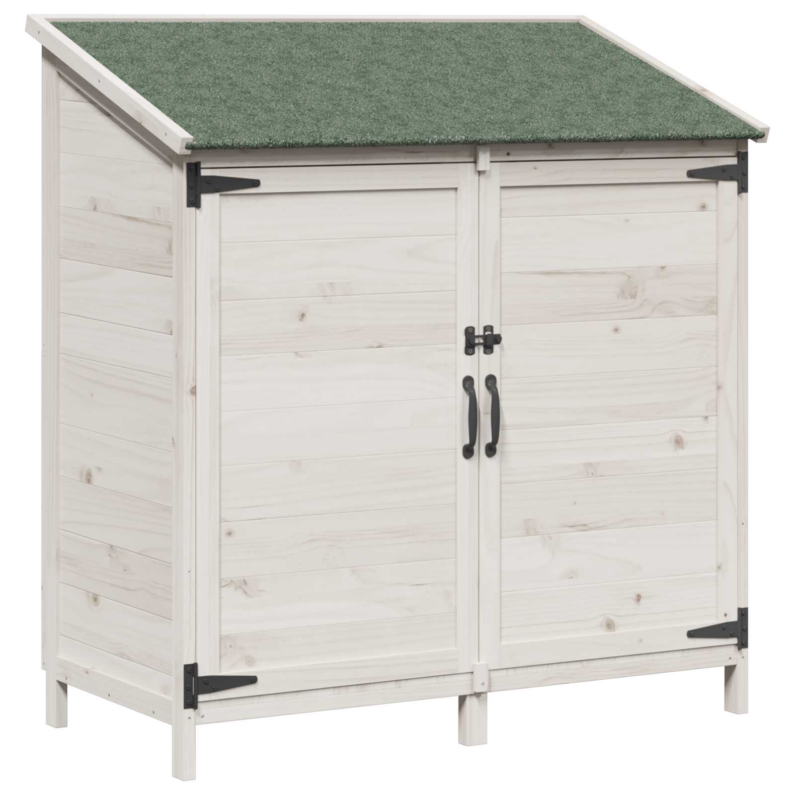 Capanno da Giardino con tetto Bianco 106,5 x 56 x 113,5 cm | homemem39