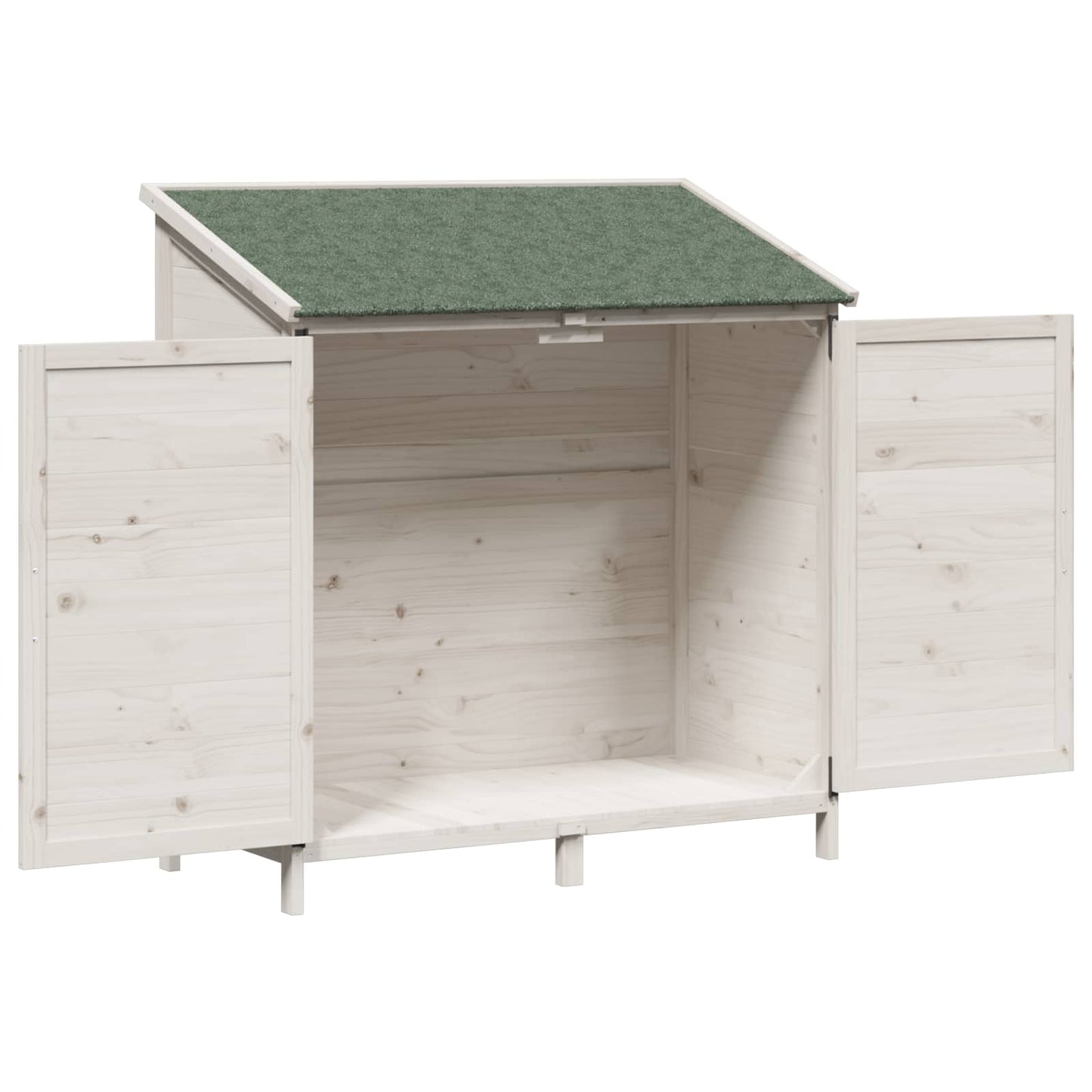 Capanno da Giardino con tetto Bianco 106,5 x 56 x 113,5 cm | homemem39