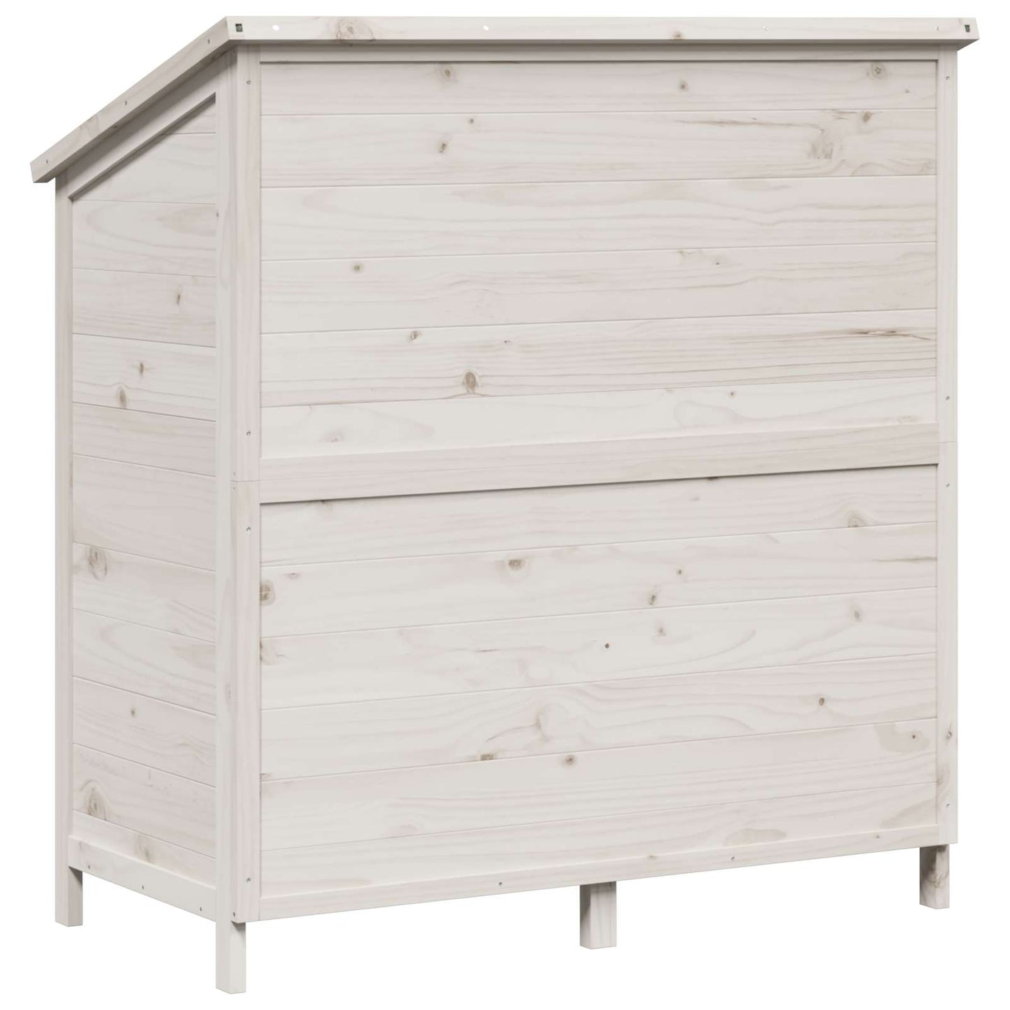 Capanno da Giardino con tetto Bianco 106,5 x 56 x 113,5 cm | homemem39