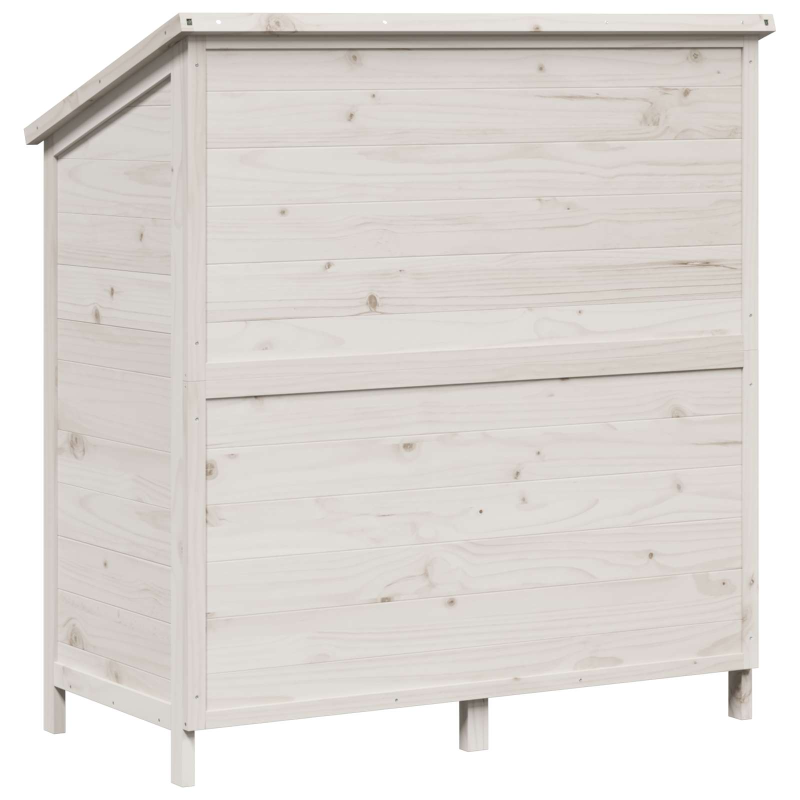 Capanno da Giardino con tetto Bianco 106,5 x 56 x 113,5 cm | homemem39