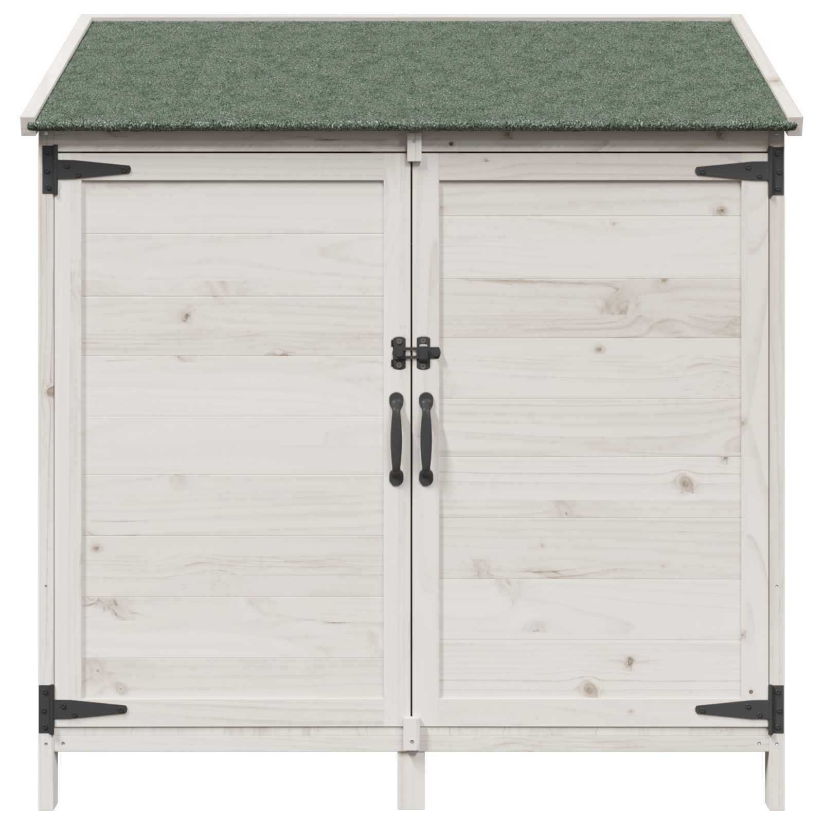 Capanno da Giardino con tetto Bianco 106,5 x 56 x 113,5 cm | homemem39