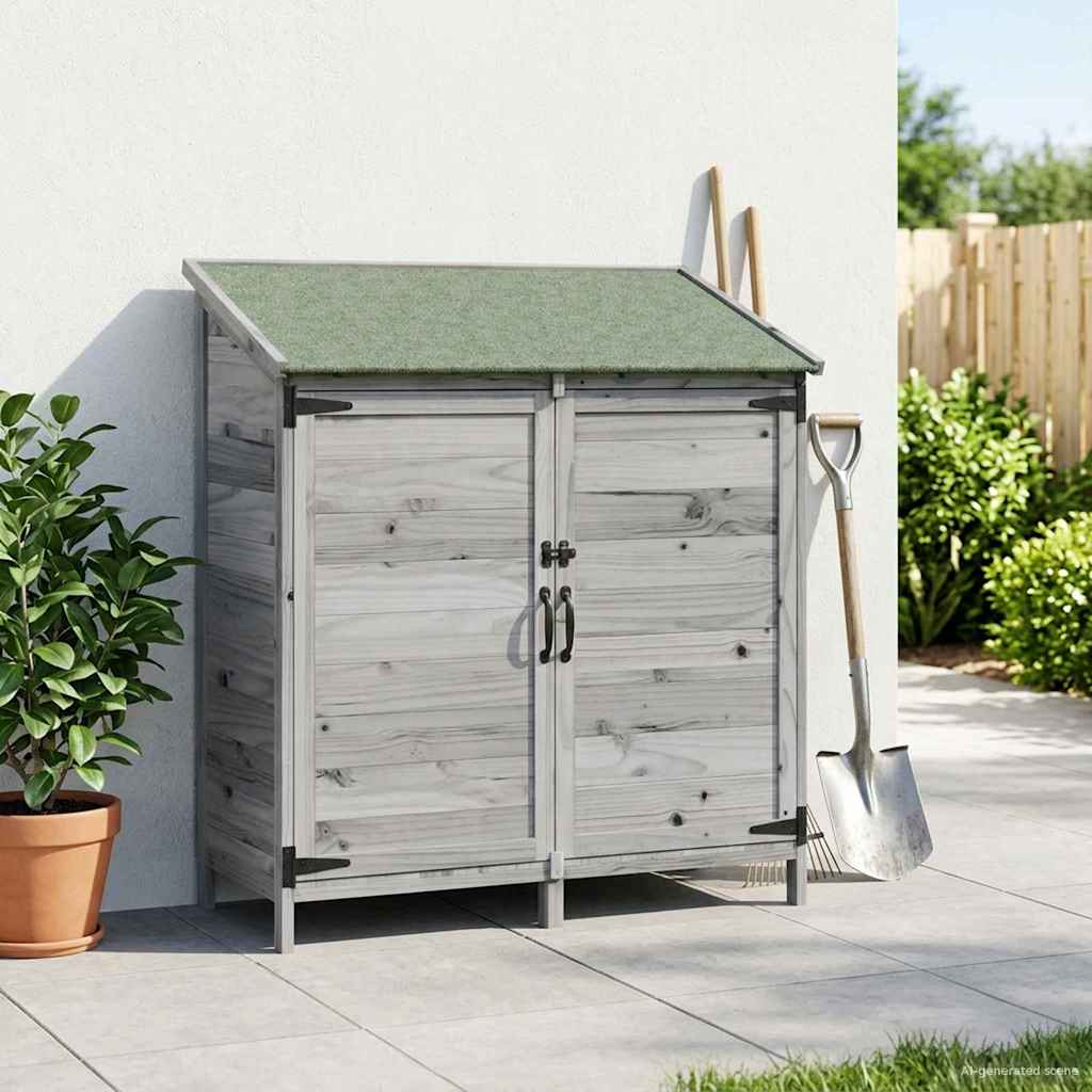 Capanno da Giardino con tetto Grigio 106,5 x 56 x 113,5 cm | homemem39