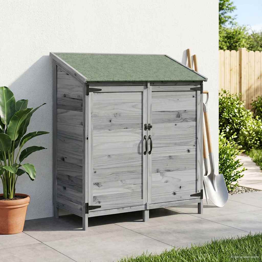 Capanno da Giardino con tetto Grigio 106,5 x 56 x 113,5 cm | homemem39