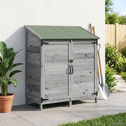 Capanno da Giardino con tetto Grigio 106,5 x 56 x 113,5 cm | homemem39