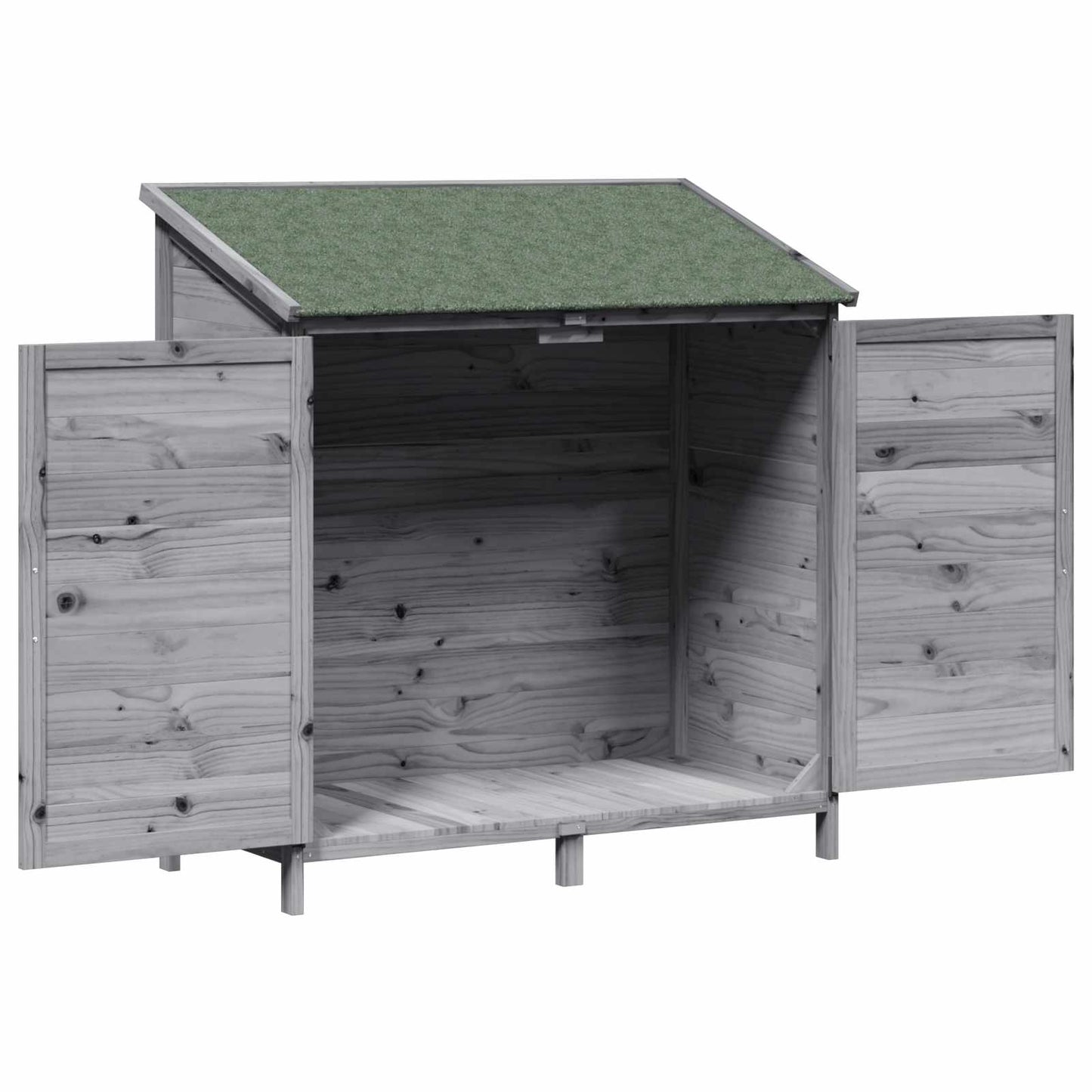 Capanno da Giardino con tetto Grigio 106,5 x 56 x 113,5 cm | homemem39