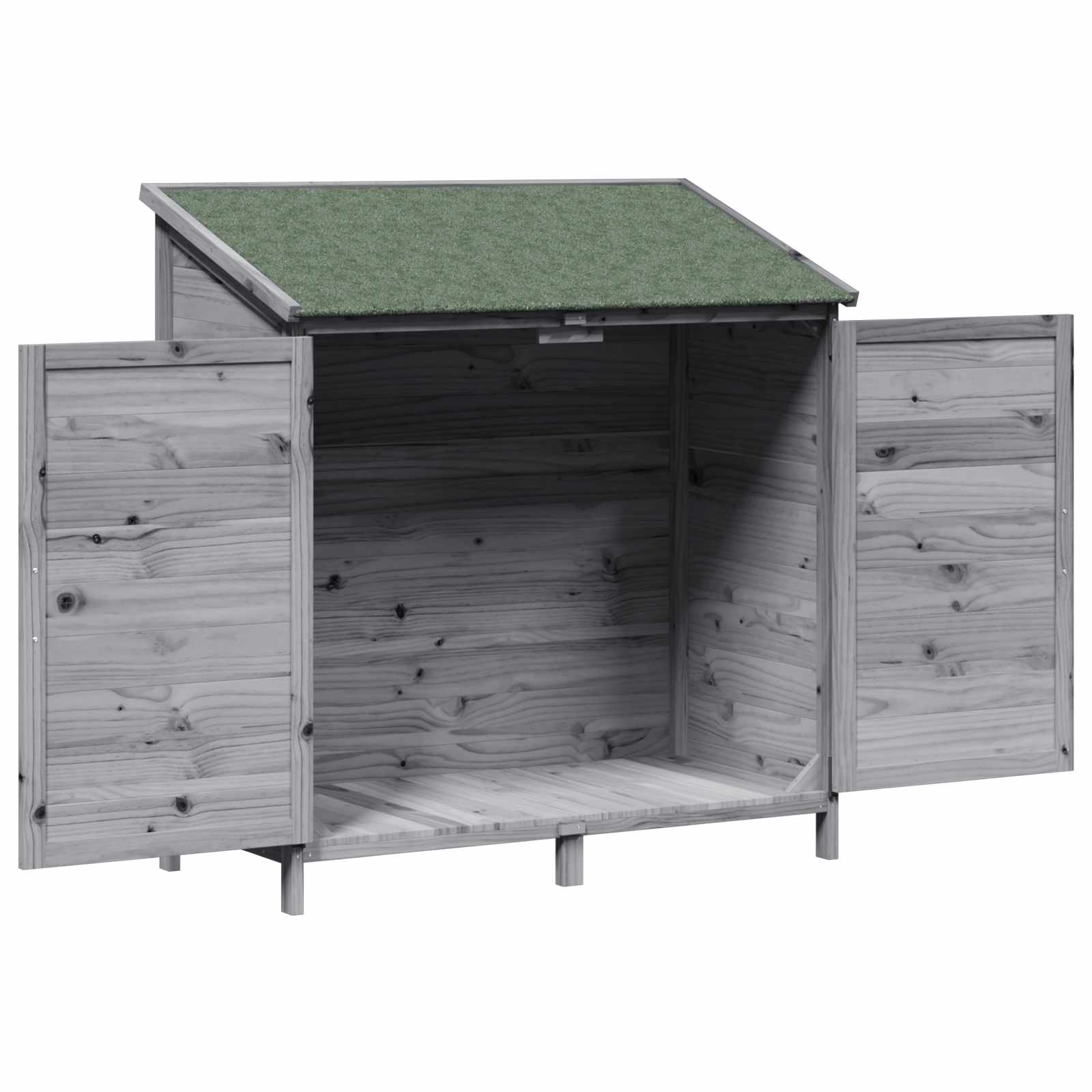Capanno da Giardino con tetto Grigio 106,5 x 56 x 113,5 cm | homemem39