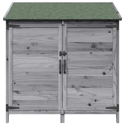 Capanno da Giardino con tetto Grigio 106,5 x 56 x 113,5 cm | homemem39