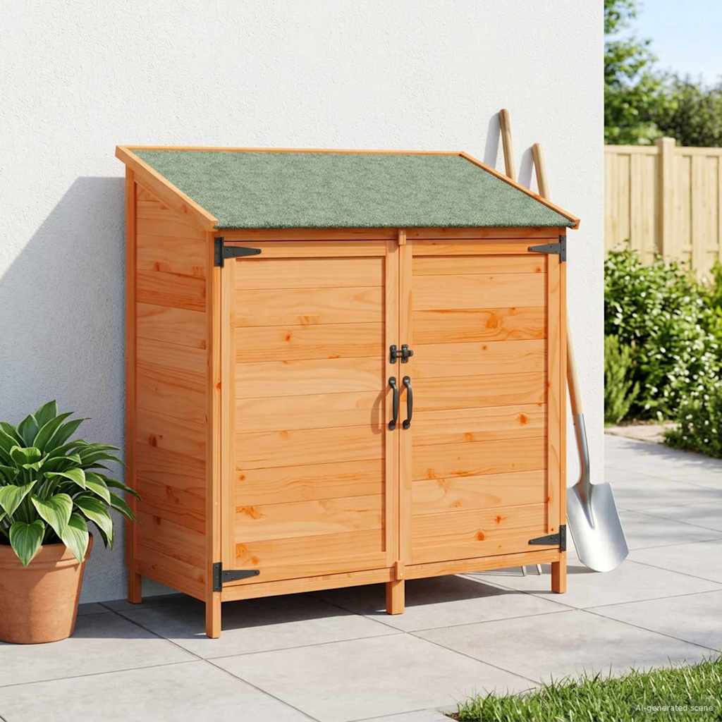Capanno da Giardino con tetto Marrone 106,5 x 56 x 113,5 cm | homemem39