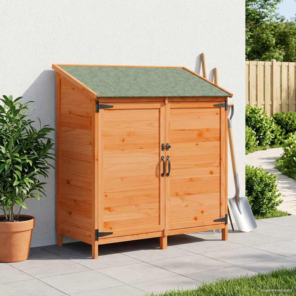 Capanno da Giardino con tetto Marrone 106,5 x 56 x 113,5 cm | homemem39