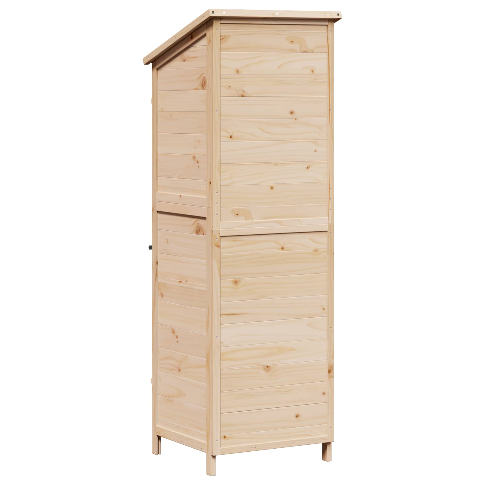 Capanno da Giardino con tetto Naturale 59,5 x 56 x 176,5 cm | homemem39