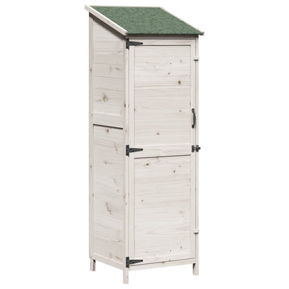 Capanno da Giardino con tetto Bianco 59,5 x 56 x 176,5 cm | homemem39