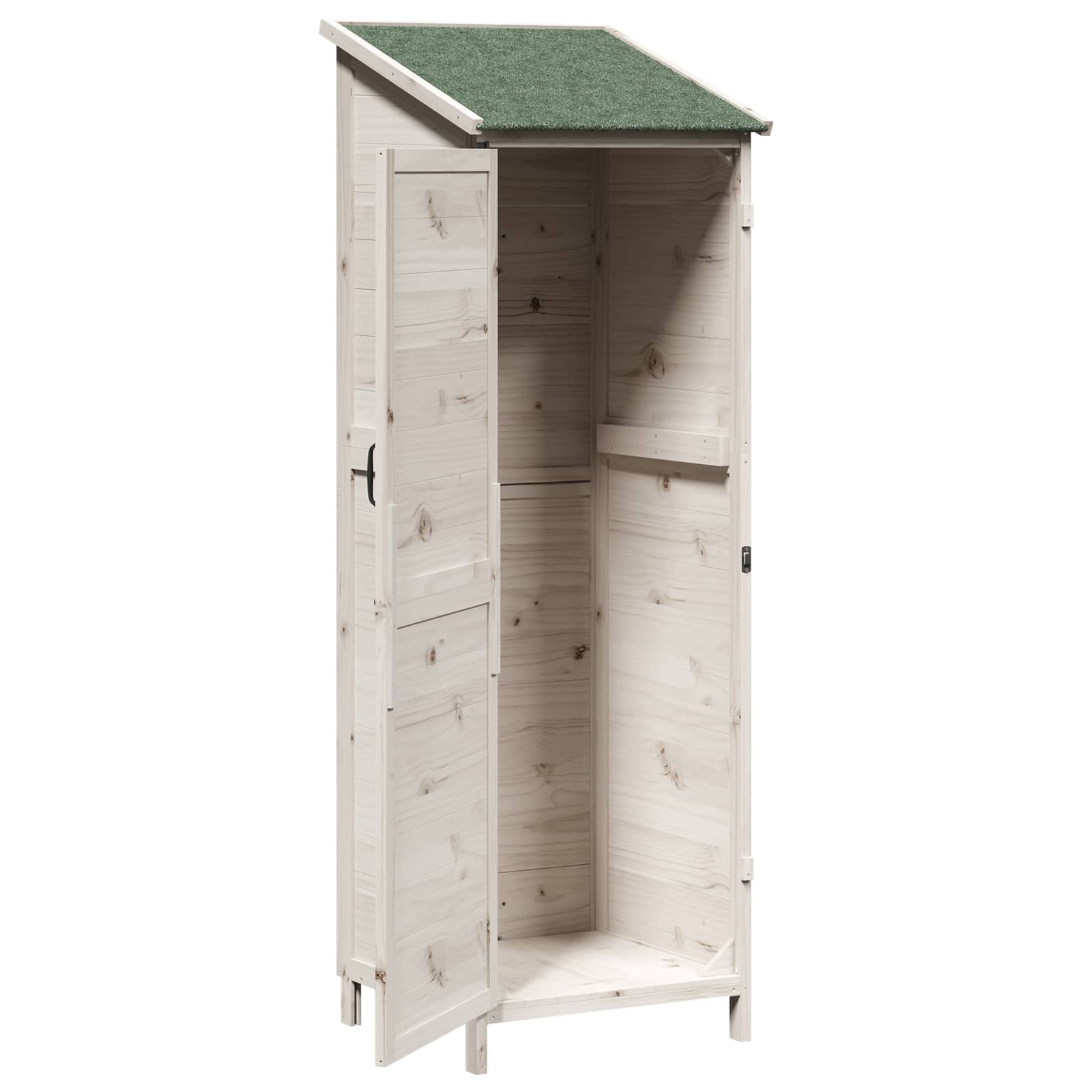 Capanno da Giardino con tetto Bianco 59,5 x 56 x 176,5 cm | homemem39