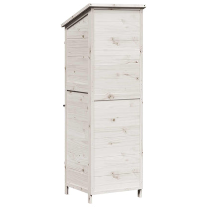 Capanno da Giardino con tetto Bianco 59,5 x 56 x 176,5 cm | homemem39