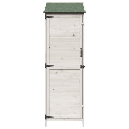 Capanno da Giardino con tetto Bianco 59,5 x 56 x 176,5 cm | homemem39