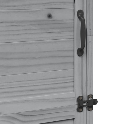 Capanno da Giardino con tetto Grigio 59,5 x 56 x 176,5 cm | homemem39