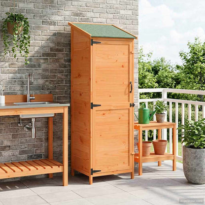 Capanno da Giardino con tetto Marrone 59,5 x 56 x 176,5 cm | homemem39