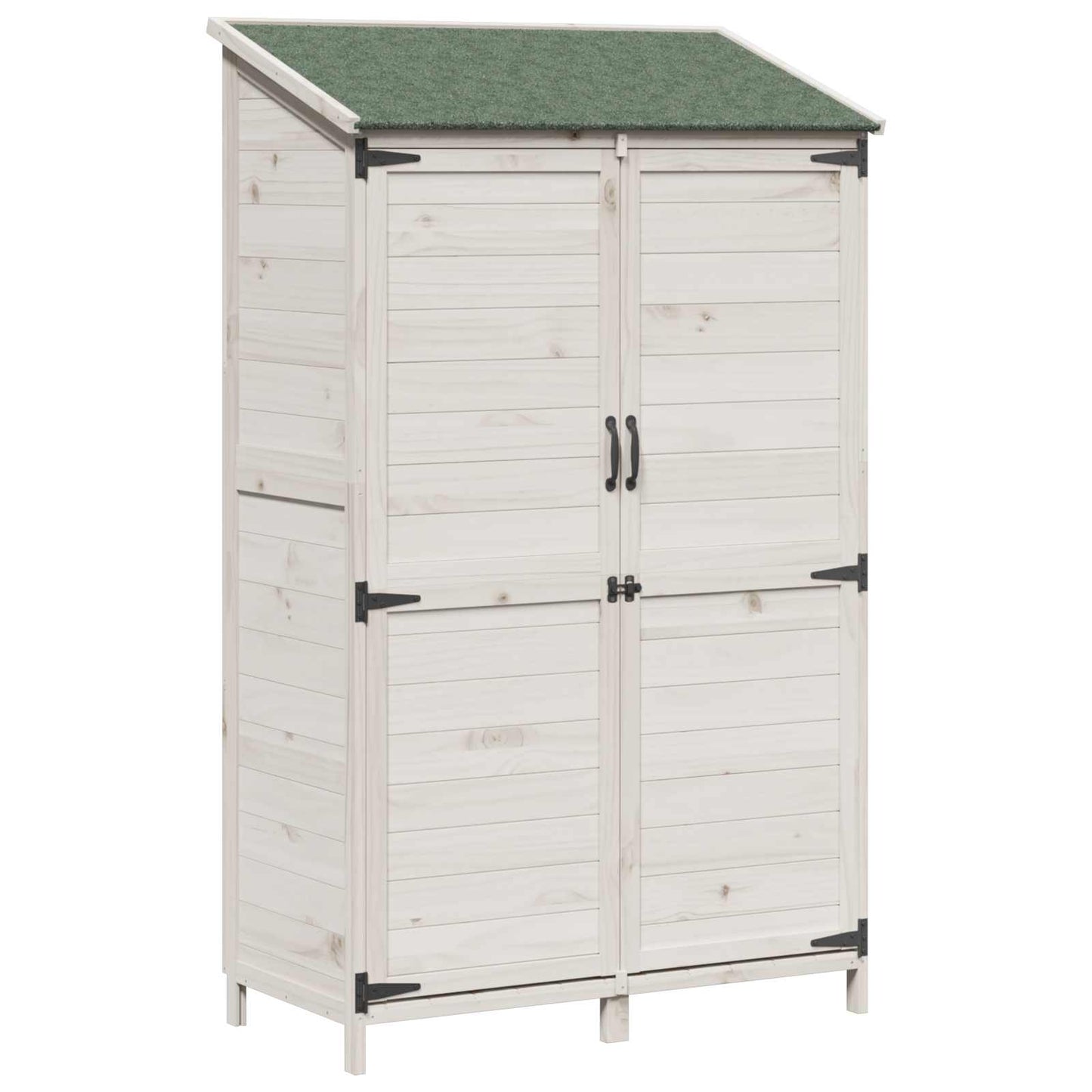 Capanno da Giardino con tetto Bianco 106,5 x 56 x 176 cm | homemem39