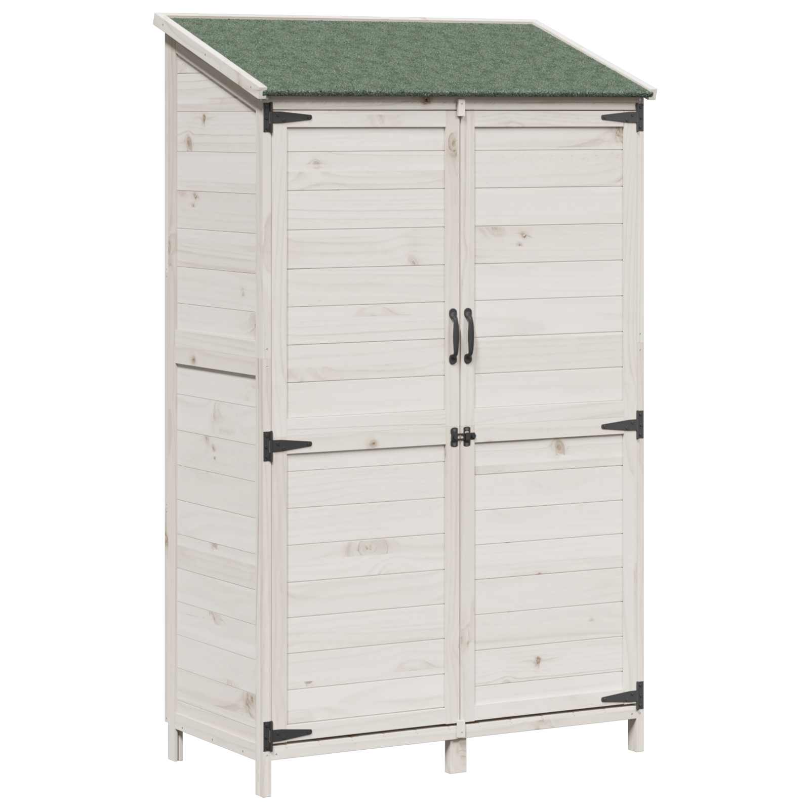 Capanno da Giardino con tetto Bianco 106,5 x 56 x 176 cm | homemem39