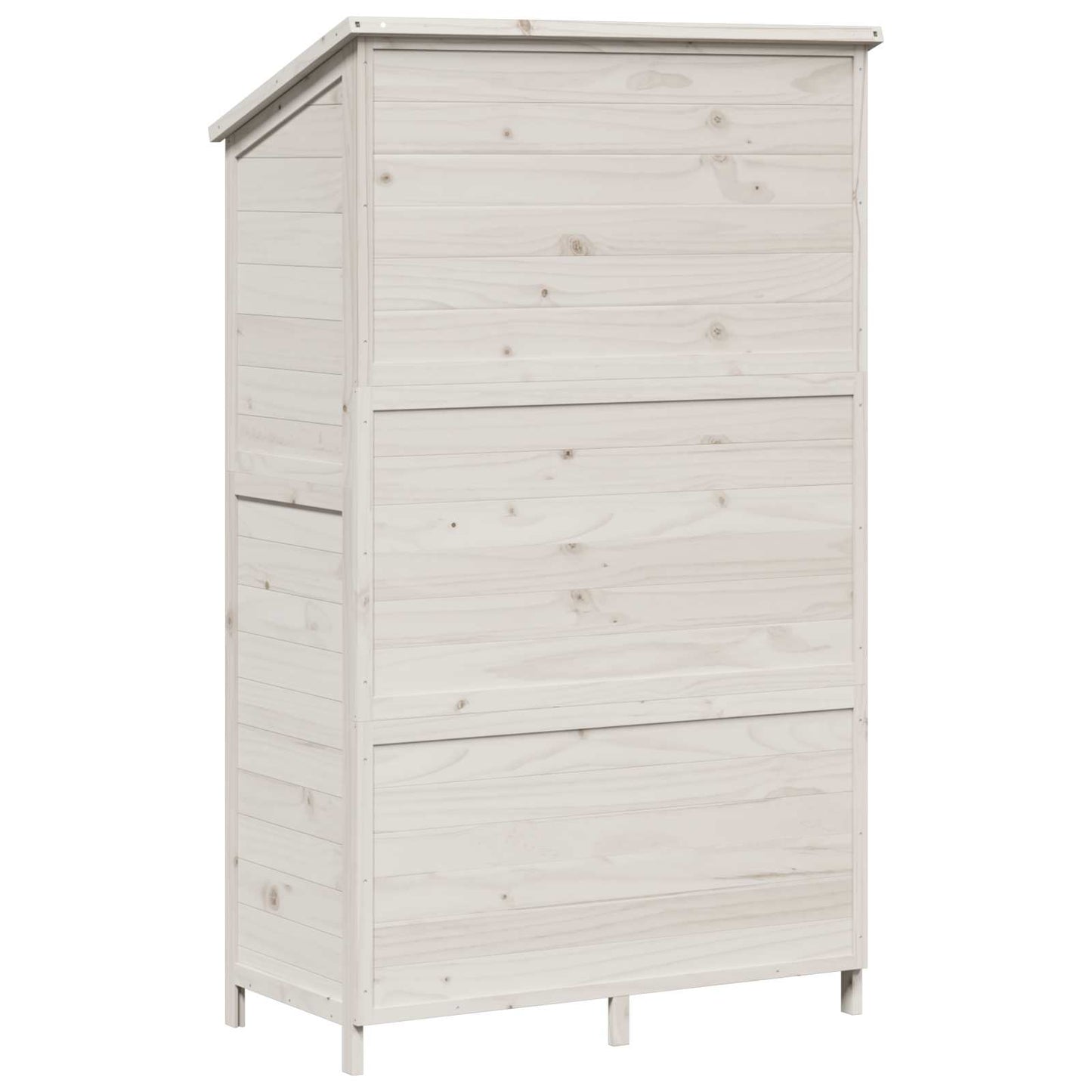 Capanno da Giardino con tetto Bianco 106,5 x 56 x 176 cm | homemem39
