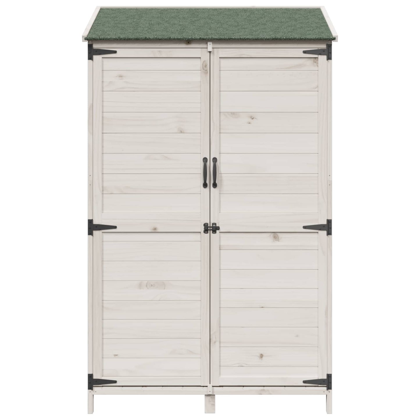 Capanno da Giardino con tetto Bianco 106,5 x 56 x 176 cm | homemem39