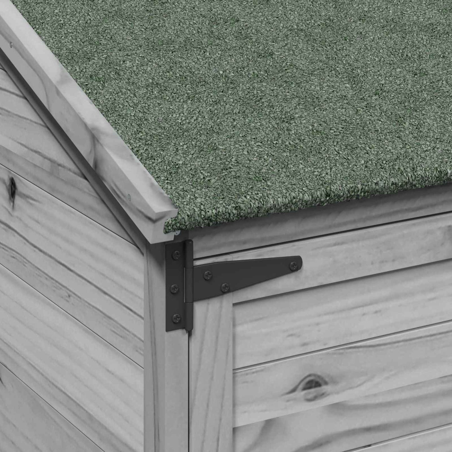 Capanno da Giardino con tetto Grigio 106,5 x 56 x 176 cm | homemem39