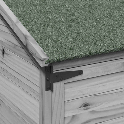 Capanno da Giardino con tetto Grigio 106,5 x 56 x 176 cm | homemem39