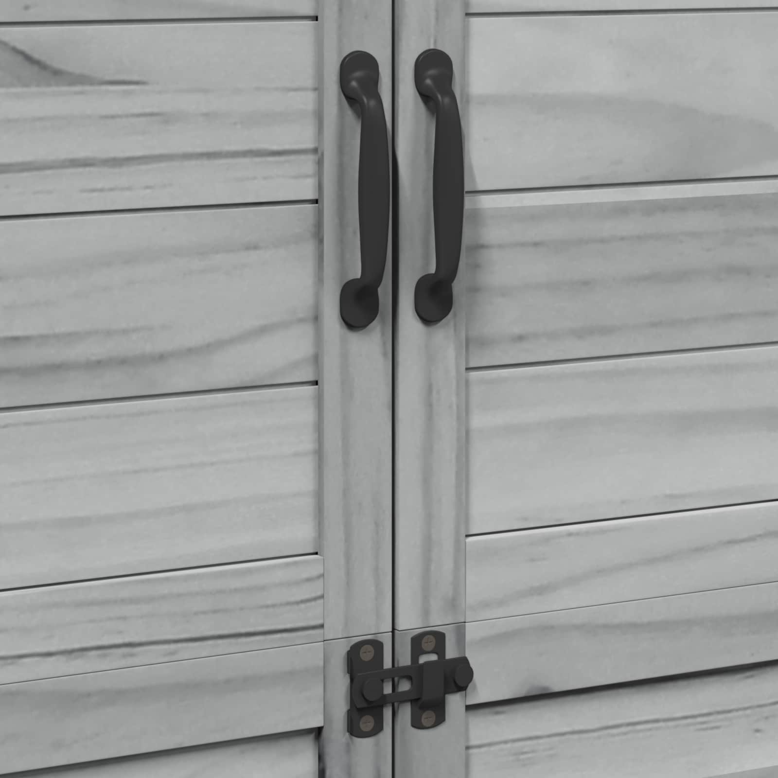 Capanno da Giardino con tetto Grigio 106,5 x 56 x 176 cm | homemem39