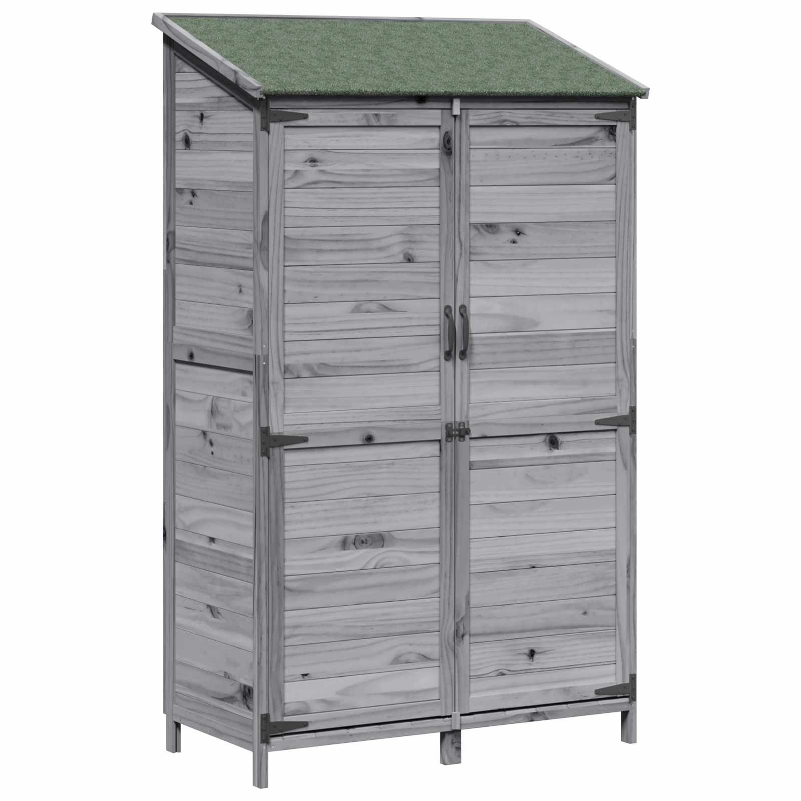 Capanno da Giardino con tetto Grigio 106,5 x 56 x 176 cm | homemem39