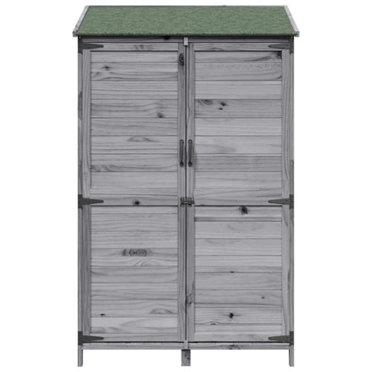 Capanno da Giardino con tetto Grigio 106,5 x 56 x 176 cm | homemem39