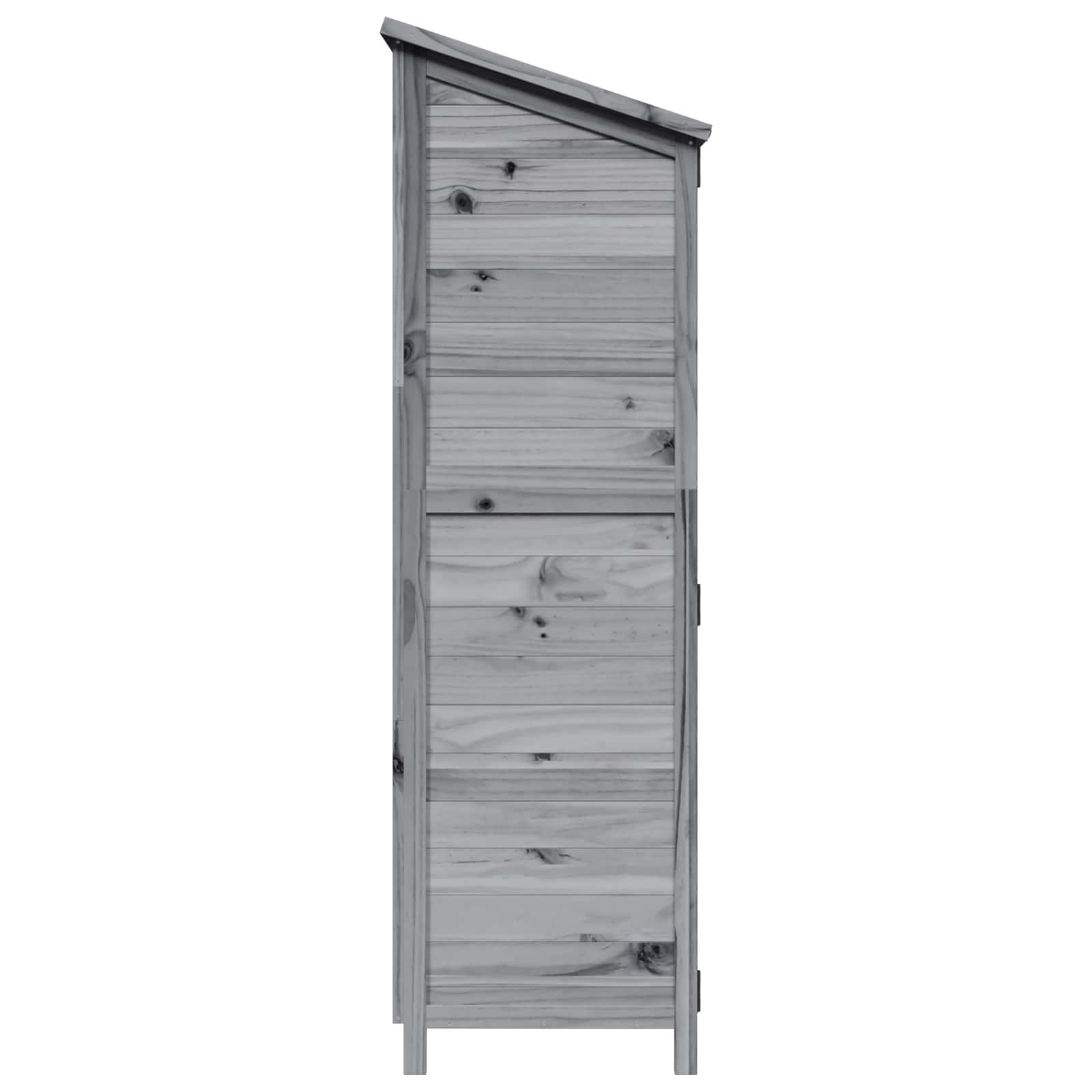 Capanno da Giardino con tetto Grigio 106,5 x 56 x 176 cm | homemem39