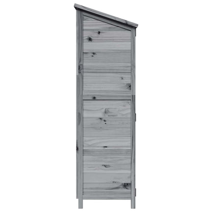 Capanno da Giardino con tetto Grigio 106,5 x 56 x 176 cm | homemem39