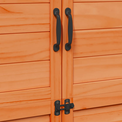 Capanno da Giardino con tetto Marrone 106,5 x 56 x 176 cm | homemem39